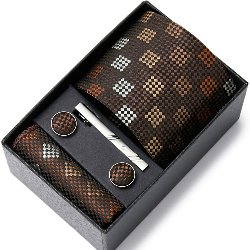 2025 m. rudens naujas penkių dalių kaklaraiščių rinkinys su anakardžių gėlėmis Guangdžou gamintojo vietoje, tarpvalstybinis karštas išpardavimas