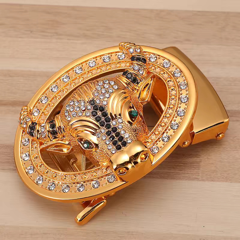 One Price Ανδρικό Δερμάτινο Κεφαλάρι από Κράμα Αλουμινίου, Νέα Αγγελική, Tau, Αθλητική Αγκράφα Αυτοκινήτου, Επιχειρηματική, Casual, Αυτόματη Αγκράφα, Λεία Αγκράφα