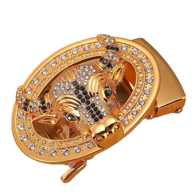 One Price Ανδρικό Δερμάτινο Κεφαλάρι από Κράμα Αλουμινίου, Νέα Αγγελική, Tau, Αθλητική Αγκράφα Αυτοκινήτου, Επιχειρηματική, Casual, Αυτόματη Αγκράφα, Λεία Αγκράφα