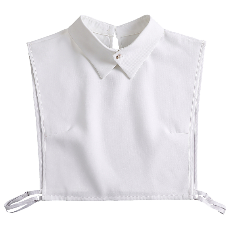 Fehér hajtókás ing, hamis galléros női, minden méretben kapható, őszi és téli díszes belső ing, multifunkcionális, hamis gallérral