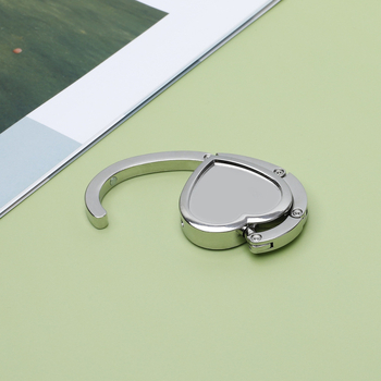 Cârlig creativ portabil practic pliabil pentru geantă, cârlig pentru geantă de masă, cuier metalic pentru geantă, furnizare directă din fabrică