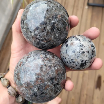 Χονδρική φυσική σφαίρα πέτρας φλόγας αυθεντική πέτρα γυαλισμένη χριστουγεννιάτικη σφαίρα πέτρας πνεύματος για παιδιά δώρο για την ημέρα του σπιτιού στολίδι διακόσμησης