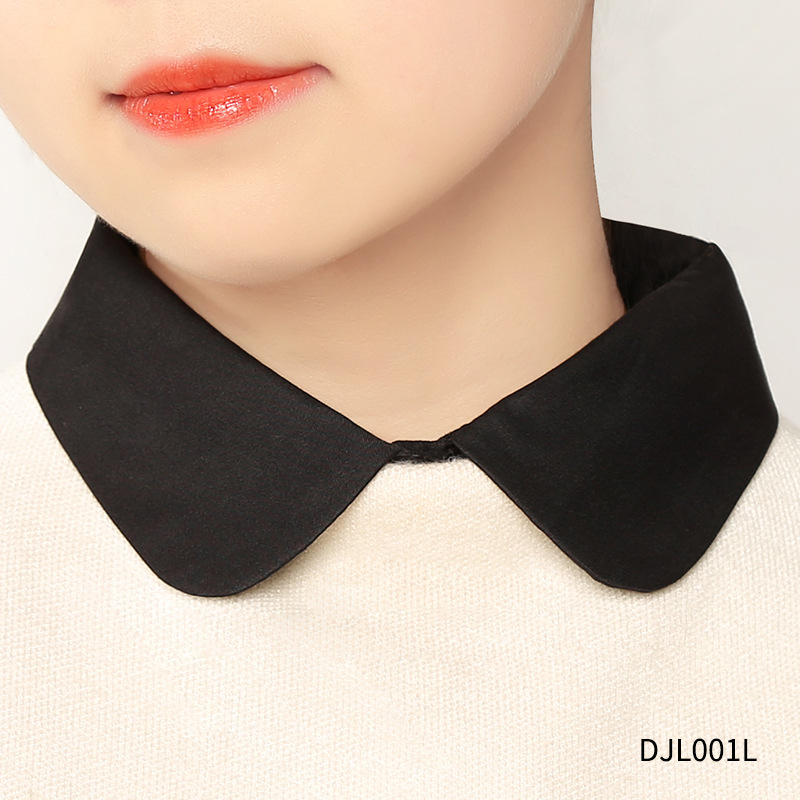 Női inggallér pulóver inggallér díszítéssel, univerzális pulóver, hamis gallér, női kék függőleges gallér kiegészítők nyárra és őszre