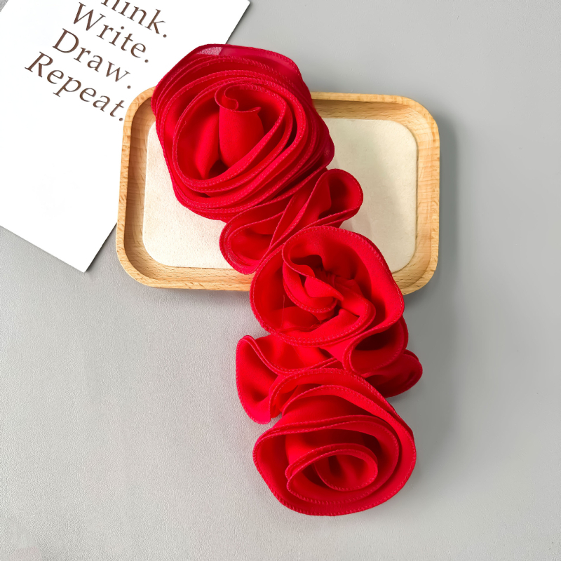 Užsienio prekybos tinklinio audinio rankų darbo trimatis gėlių dekoravimas nėrinių korsažo drabužiai „pasidaryk pats“ vestuvinių suknelių aksesuarai