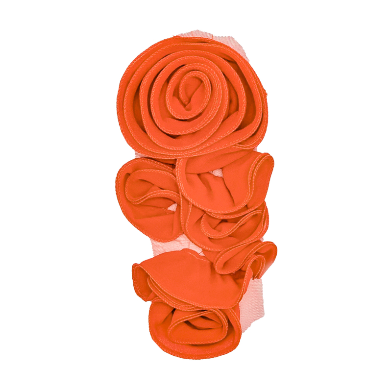 Užsienio prekybos tinklinio audinio rankų darbo trimatis gėlių dekoravimas nėrinių korsažo drabužiai „pasidaryk pats“ vestuvinių suknelių aksesuarai