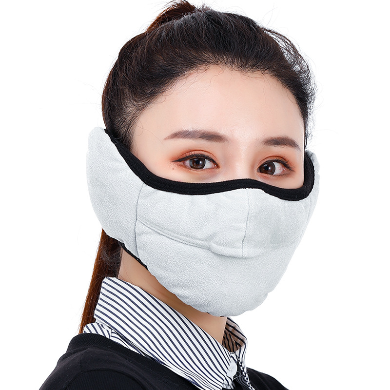 Gamintojo didmeninė prekyba žieminėmis šiltomis mados ausų apsaugos kaukėmis ir ausinėmis, integruotomis lauko dviračių sportui, su vilnos pamušalu, storinančiomis, atspariomis vėjui ir šalčiui