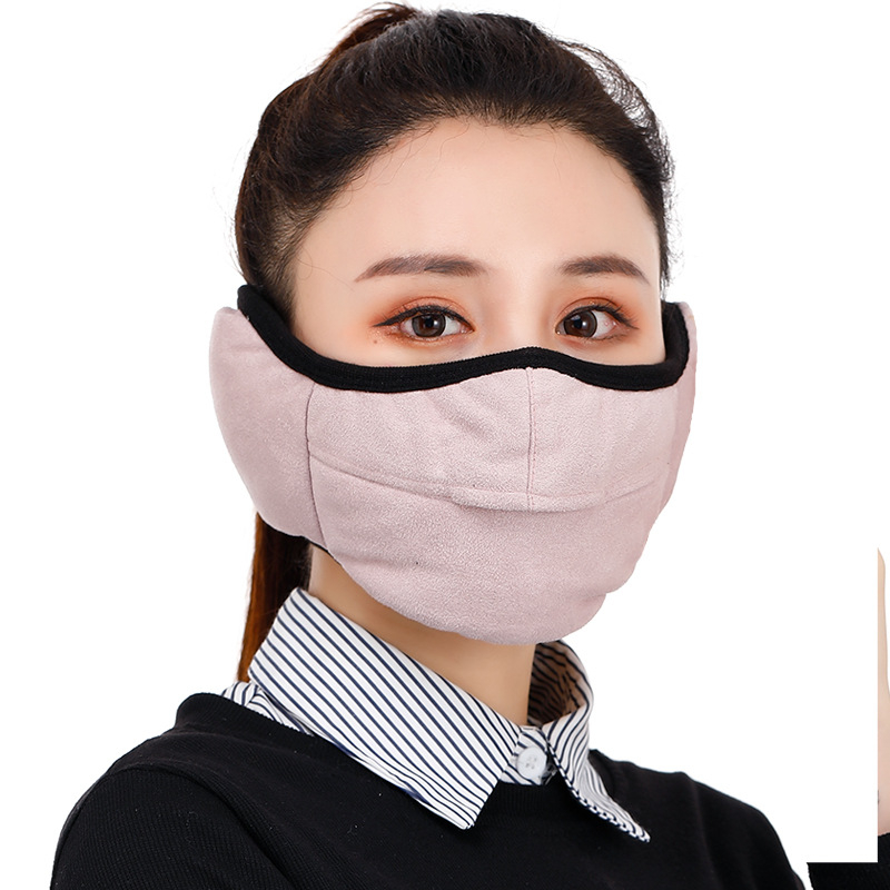 Gamintojo didmeninė prekyba žieminėmis šiltomis mados ausų apsaugos kaukėmis ir ausinėmis, integruotomis lauko dviračių sportui, su vilnos pamušalu, storinančiomis, atspariomis vėjui ir šalčiui