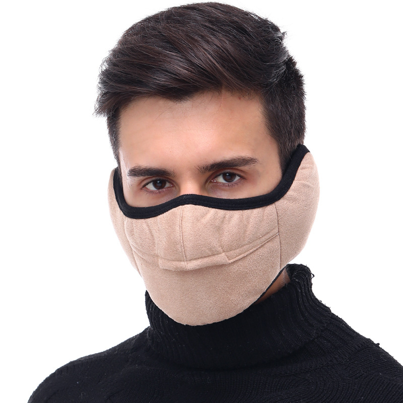 Gamintojo didmeninė prekyba žieminėmis šiltomis mados ausų apsaugos kaukėmis ir ausinėmis, integruotomis lauko dviračių sportui, su vilnos pamušalu, storinančiomis, atspariomis vėjui ir šalčiui