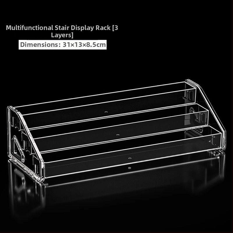 Akinių nuo saulės demonstravimo lentynėlė, daugiasluoksnė kopėčių laikymo lentynėlė, akinių nuo saulės demonstravimo lentynėlė, skaidri akrilo akinių laikymo dėžė