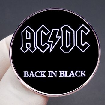 ACDC AC/DC zenekar bross hard rock punk zene kitűző fémötvözet festék jelvény kiegészítők