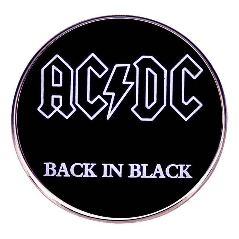 ACDC AC/DC zenekar bross hard rock punk zene kitűző fémötvözet festék jelvény kiegészítők