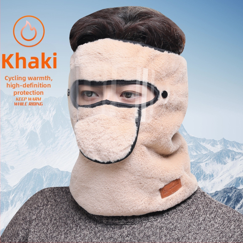 Žiemos nauja šalčiui atspari, šilumą palaikanti viso veido kaukė vyrams ir moterims, skirta jojimo kaklo apsaugai, elektrinių automobilių ir motociklų galvos apdangalas