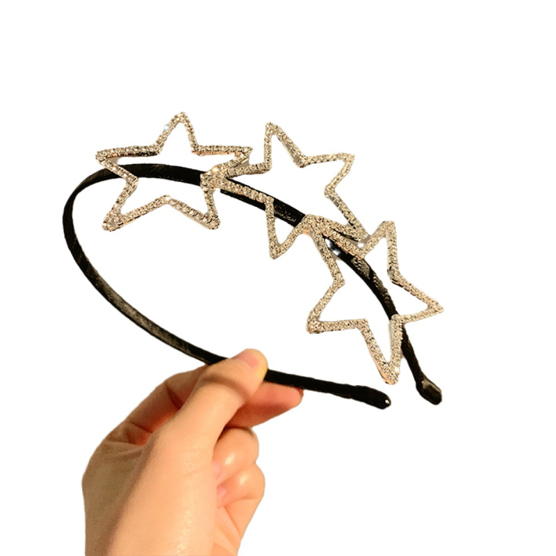 Kvaliteetne rhinestones tähekujuline peapael peen lihtne juuksenõel armas lahe kõik sobivad tüdrukute juukseaksessuaarid juuste vajutamise peapael peakate