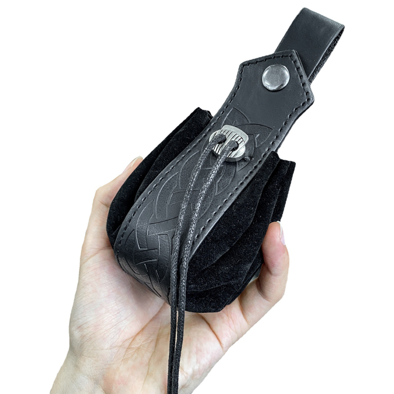 Pārrobežu daudzplatformu karsti pārdota vikingu stila viduslaiku somiņa, ko var pakārt pie jostas monētu maka retro jostas soma