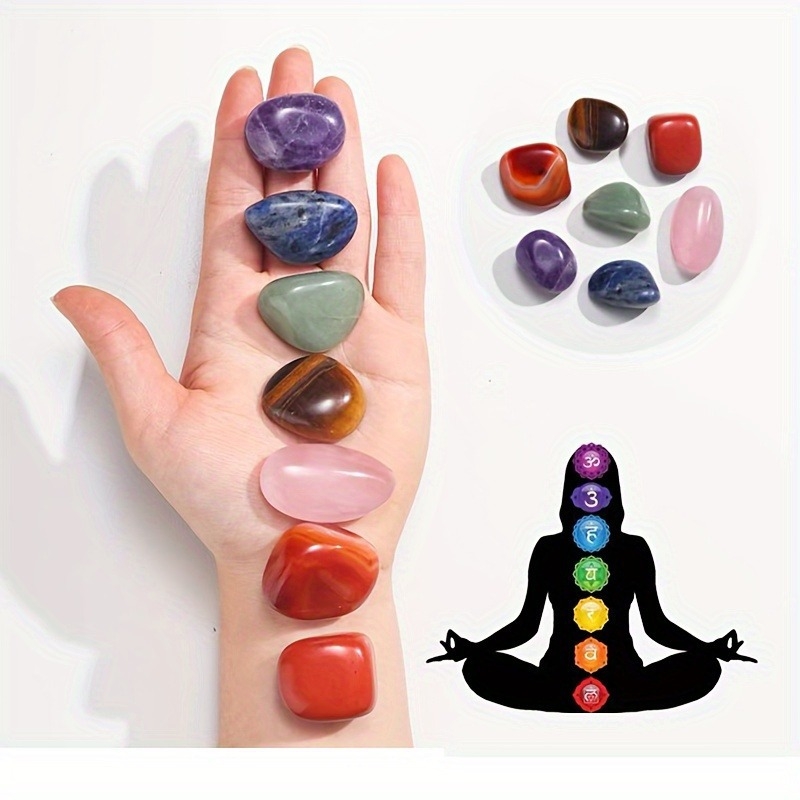 Naturaalne seitsmevärviline kristall seitsmeveeniline kristallkruusa veerev kivi suureteraline pulber tiigrisilma ametüst tehasevarustus