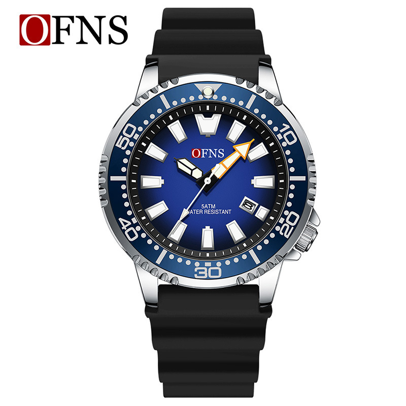 O'Fannie divatos férfi karórája, divatos, alkalmi, vízálló kvarcóra, világító, egyetlen naptárral ellátott férfi karóra, raktáron, közvetlen szállítás