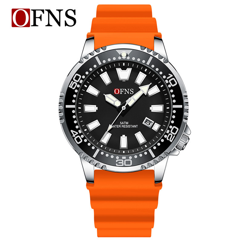 O'Fannie divatos férfi karórája, divatos, alkalmi, vízálló kvarcóra, világító, egyetlen naptárral ellátott férfi karóra, raktáron, közvetlen szállítás