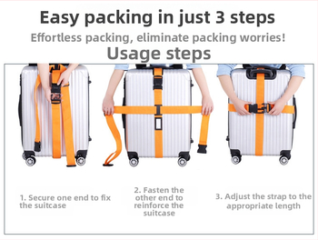 Reisikohvri pakkimisvöö parooliga karbi sidumise vöö TSA tolli parooliga lukustatav pakkimisvöö