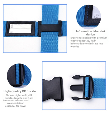 Reisikohvri pakkimisvöö parooliga karbi sidumise vöö TSA tolli parooliga lukustatav pakkimisvöö