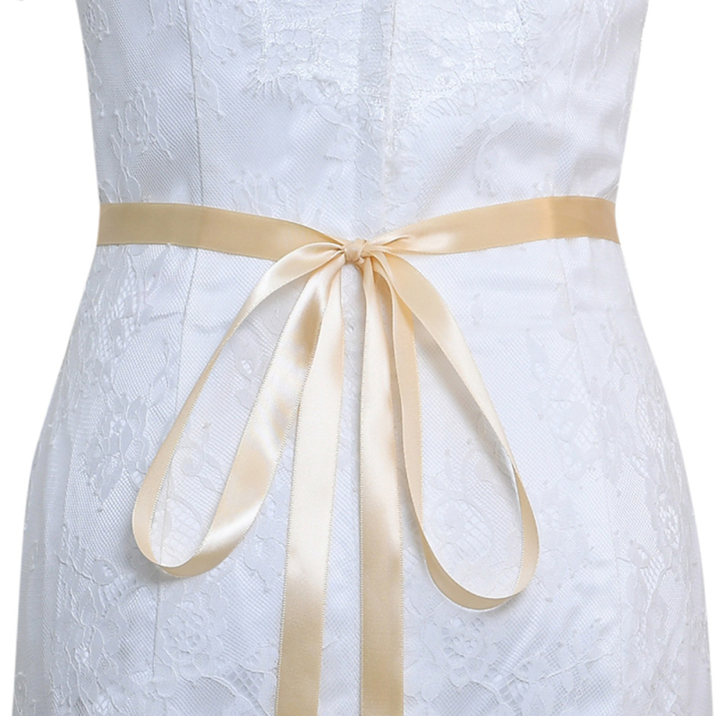 „Youlapan S161“ auksinė europietiška ir amerikietiška vestuvinė suknelė su karoliukais ir cirkoniais, prabangiu juosmens diržu su išskirtiniais deimantais