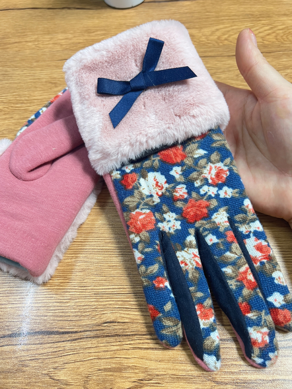 Saksa kindad Talvised naiste kevad- ja sügiskindad Saksa sametist õhukesed puuvillased jalgrattasõidukindad tuulekindlad soojad fliisvoodriga külmakindlad puutetundliku ekraaniga elektriauto kindad