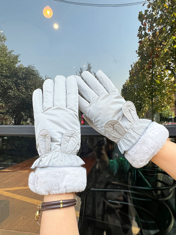 Saksa kindad Talvised naiste kevad- ja sügiskindad Saksa sametist õhukesed puuvillased jalgrattasõidukindad tuulekindlad soojad fliisvoodriga külmakindlad puutetundliku ekraaniga elektriauto kindad