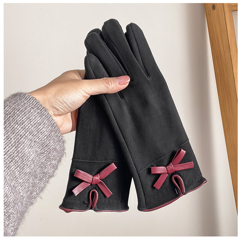 Saksa kindad Talvised naiste kevad- ja sügiskindad Saksa sametist õhukesed puuvillased jalgrattasõidukindad tuulekindlad soojad fliisvoodriga külmakindlad puutetundliku ekraaniga elektriauto kindad