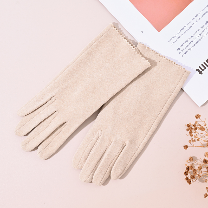 Saksa kindad Talvised naiste kevad- ja sügiskindad Saksa sametist õhukesed puuvillased jalgrattasõidukindad tuulekindlad soojad fliisvoodriga külmakindlad puutetundliku ekraaniga elektriauto kindad