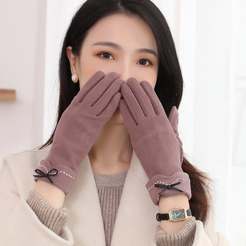 Saksa kindad Talvised naiste kevad- ja sügiskindad Saksa sametist õhukesed puuvillased jalgrattasõidukindad tuulekindlad soojad fliisvoodriga külmakindlad puutetundliku ekraaniga elektriauto kindad