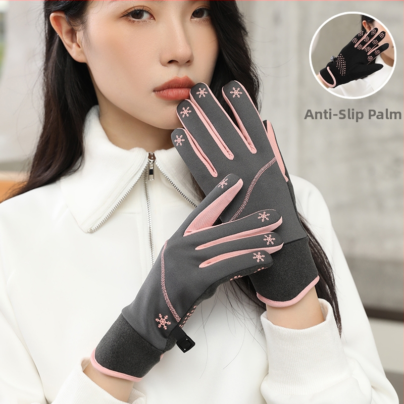 Saksa kindad Talvised naiste kevad- ja sügiskindad Saksa sametist õhukesed puuvillased jalgrattasõidukindad tuulekindlad soojad fliisvoodriga külmakindlad puutetundliku ekraaniga elektriauto kindad