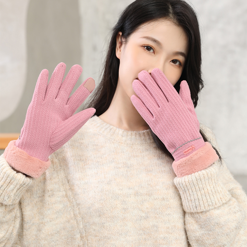 Saksa kindad Talvised naiste kevad- ja sügiskindad Saksa sametist õhukesed puuvillased jalgrattasõidukindad tuulekindlad soojad fliisvoodriga külmakindlad puutetundliku ekraaniga elektriauto kindad