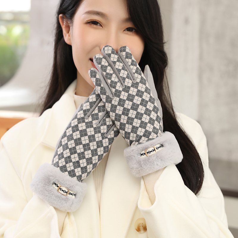 Saksa kindad Talvised naiste kevad- ja sügiskindad Saksa sametist õhukesed puuvillased jalgrattasõidukindad tuulekindlad soojad fliisvoodriga külmakindlad puutetundliku ekraaniga elektriauto kindad