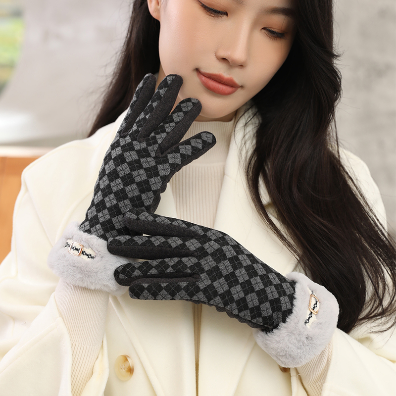 Saksa kindad Talvised naiste kevad- ja sügiskindad Saksa sametist õhukesed puuvillased jalgrattasõidukindad tuulekindlad soojad fliisvoodriga külmakindlad puutetundliku ekraaniga elektriauto kindad