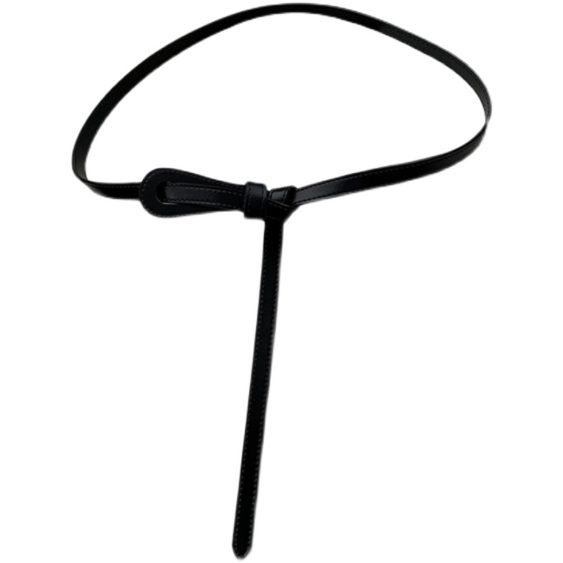 Négy évszak ruha vékony övvel női csomós díszes kosztüm derekú, mindenhez illő fekete kis öves divatos kabát