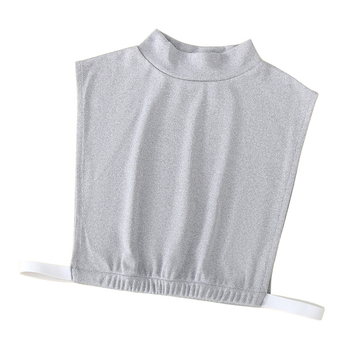 Γυναικείο ψεύτικο γιακά all-match ψεύτικο γιακά με πουλόβερ μισό ζιβάγκο με στάσιμο γιακά και κάτω μέρος, νέο εσωτερικό βαμβακερό ψεύτικο γιακά