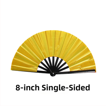 Άμεσες πωλήσεις εργοστασίων 8 ιντσών μαύρου οστού μονής όψης διπλής όψης ανεμιστήρας πολεμικών τεχνών διπλής όψης ανεμιστήρας χορού για παιδιά