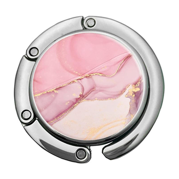 Διασυνοριακή καυτή πώληση με πτυσσόμενο μαρμάρινο μοτίβο, γάντζο δημιουργικής τσάντας, φορητή μικρή γάντζο τραπεζιού, γάντζο τσάντας