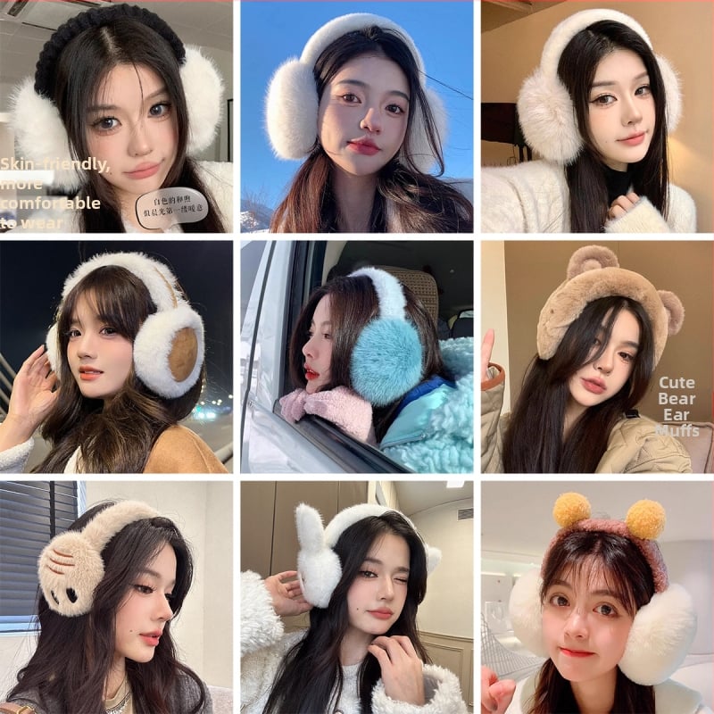 Kõrvaklapid Talvised naiste kõrvasoojendavad ratsutamisvastased plush-kõrvaklapid õpilastele Kõrvaklapid Talvised soojad kõrvakaitse kõrvakotid