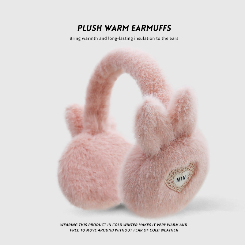 Zimski ženski štitnici za uši, topli za jahanje, protiv smrzavanja, plišani slatki štitnici za uši za studente, zimski štitnici za uši, torba za zaštitu ušiju