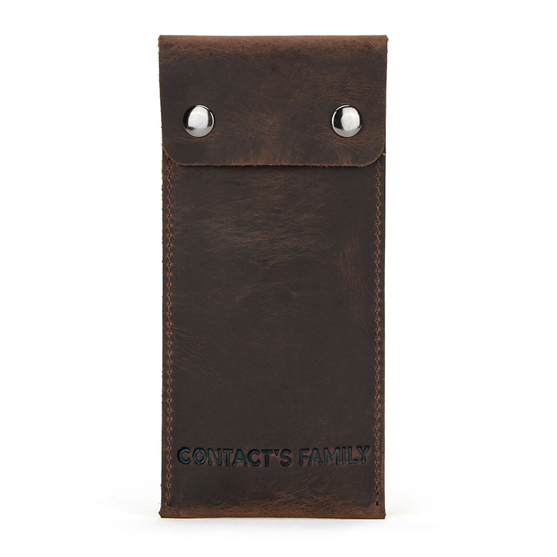 Προστατευτική θήκη ρολογιών από δέρμα εξωτερικού εμπορίου για Apple Watch τρελό δερμάτινο ρολόι αλόγων καθολική απλή δερμάτινη θήκη