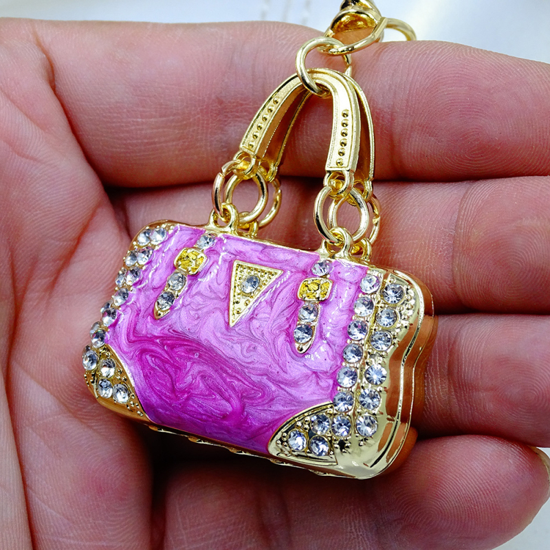 Uus ehtekoti ripats keskkonnakaitse sulamist inkrusteeritud teemantvärvi emailiga muaree käsitöö kingitus auto võtmehoidja