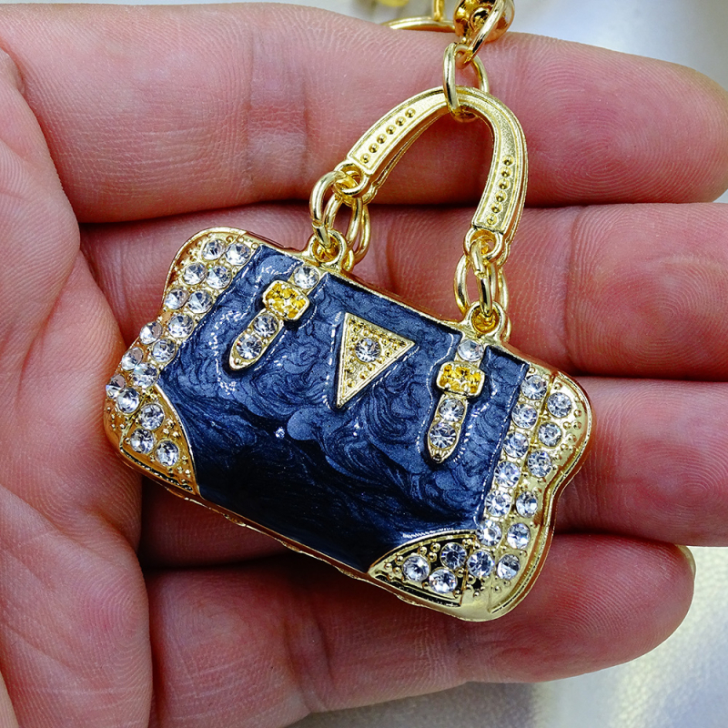 Uus ehtekoti ripats keskkonnakaitse sulamist inkrusteeritud teemantvärvi emailiga muaree käsitöö kingitus auto võtmehoidja