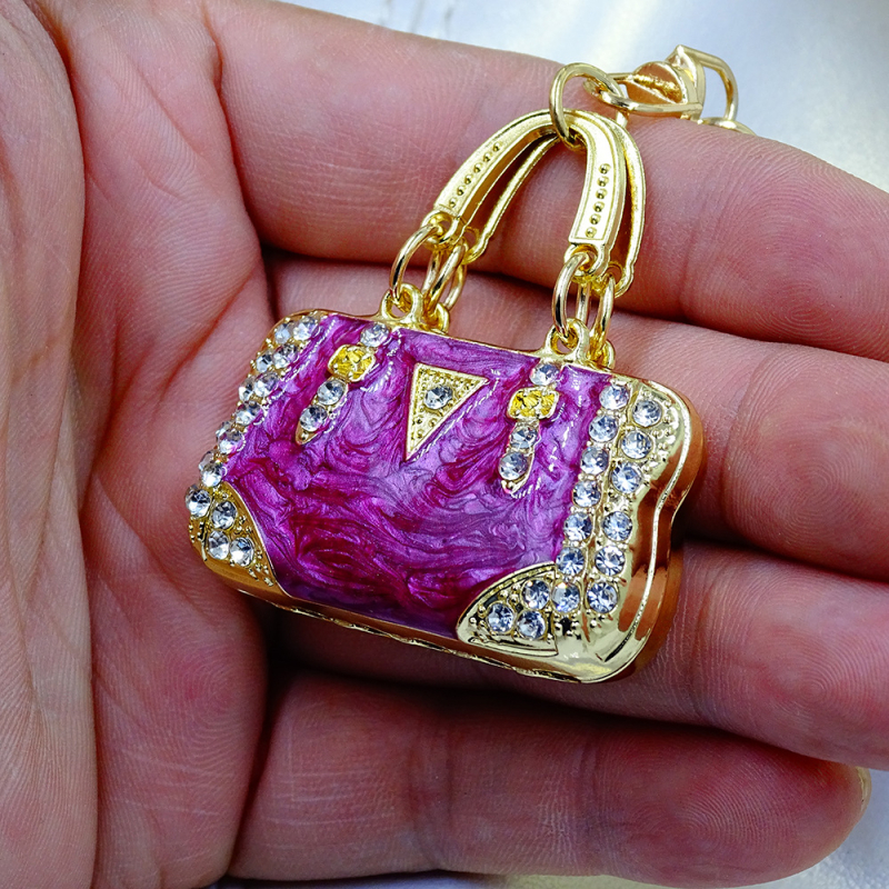 Uus ehtekoti ripats keskkonnakaitse sulamist inkrusteeritud teemantvärvi emailiga muaree käsitöö kingitus auto võtmehoidja