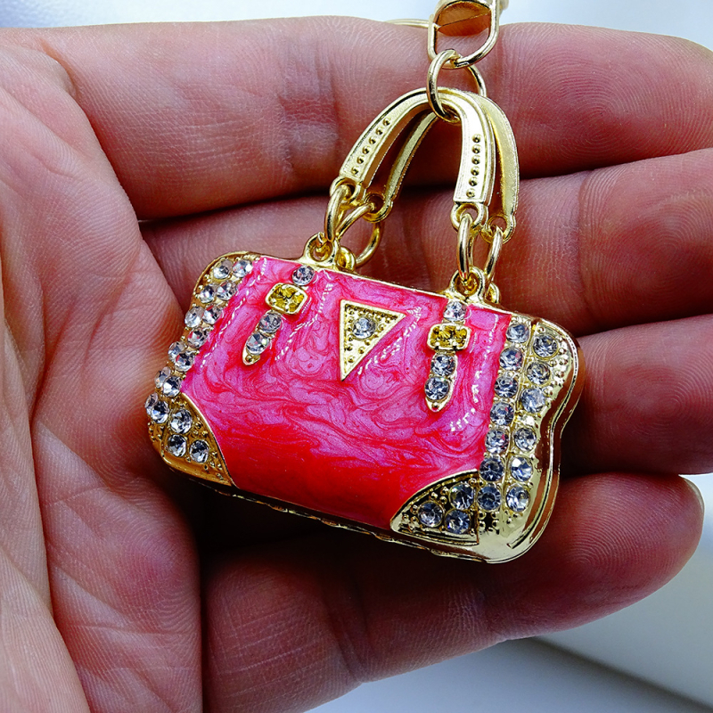 Uus ehtekoti ripats keskkonnakaitse sulamist inkrusteeritud teemantvärvi emailiga muaree käsitöö kingitus auto võtmehoidja