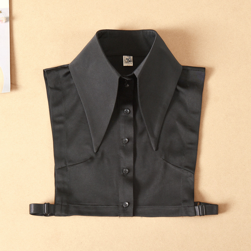 Nagy hajtókás koreai stílusú hamis gallérral ellátott női új pulóver, díszes gallérral, hamis gallérral, ősszel és télen