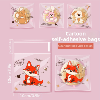 Kohandatavad lumehelveste kondiitritoodete pakkekotid, värsked küpsised, piimadatlid, individuaalsed isekleepuvad isekleepuvad kotid, niiskuskindel pakend