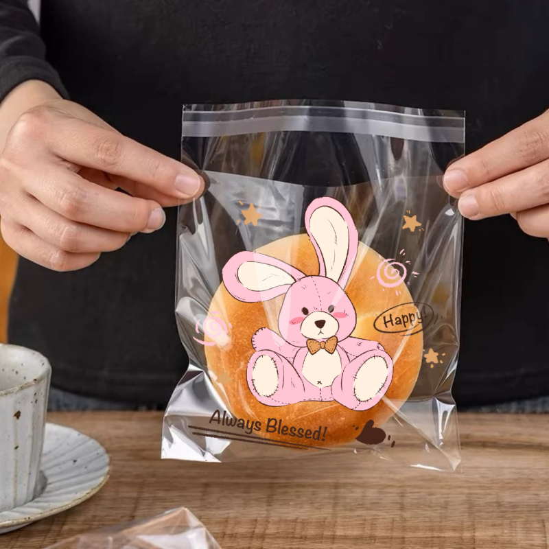 Kohandatavad lumehelveste kondiitritoodete pakkekotid, värsked küpsised, piimadatlid, individuaalsed isekleepuvad isekleepuvad kotid, niiskuskindel pakend