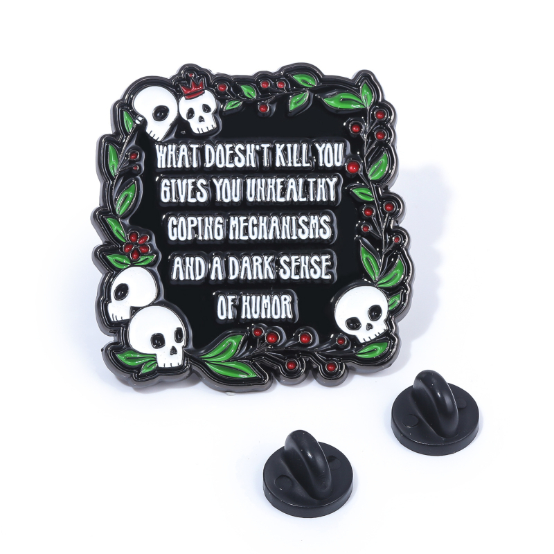 Halloweeni, határokon átnyúló legkelendőbb brossok, Ami nem öl meg, Koponya medálok, Kiegészítők, Betűs ruházat, Hátizsák kiegészítők