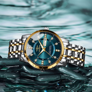 Louis Fans Νέο Ανδρικό Ρολόι Αδιάβροχο Φωτεινό Διπλό Ημερολόγιο Κορεάτικο Ρολόι Quartz TikTok AliExpress