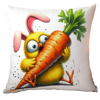 Нова великденска калъфка за възглавница с анимационен герой, забавна забавна пилешка възглавница с щампа